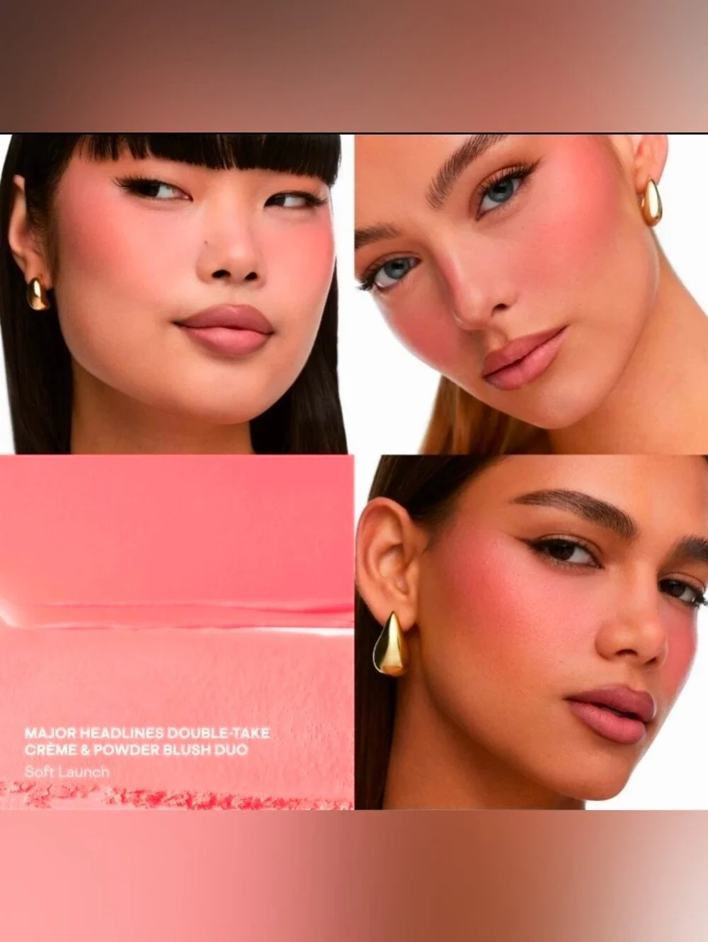 Patrick Ta Mjr Double-take Crème & Powder Blush Duo SOFT LAUNCH. BNIB